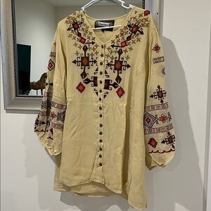 Vintage Collection Embroidered Floral Tunic